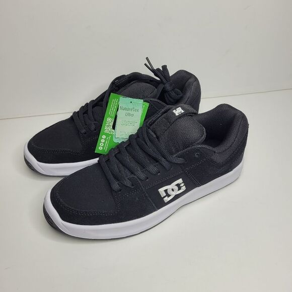 DC Shoes Lynx Zero  Black White Skate Trainers Unisex Mens 8 Womens 9.5 NWT - Picture 1 of 4